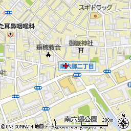 東京都大田区南六郷2丁目20周辺の地図