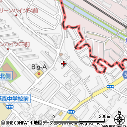 神奈川県相模原市南区鵜野森1丁目32-8周辺の地図