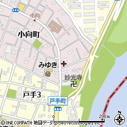 喜鶴荘周辺の地図