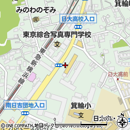神奈川県横浜市港北区箕輪町周辺の地図