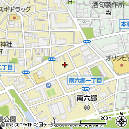 東京都大田区南六郷1丁目27周辺の地図