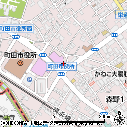 首都圏瓦斯町田営業所周辺の地図