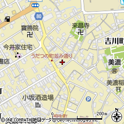 岐阜県美濃市吉川町2343周辺の地図