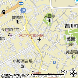 岐阜県美濃市2349周辺の地図