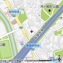 神奈川県横浜市青葉区市ケ尾町1050-30周辺の地図