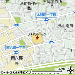 マルマルワンワン　本羽田店周辺の地図