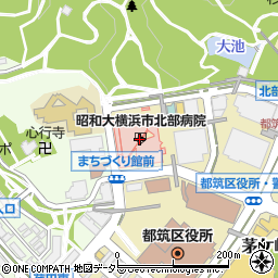 りそな銀行昭和大学横浜市北部病院 ＡＴＭ周辺の地図