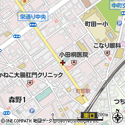 醤油料理 天忠 町田周辺の地図