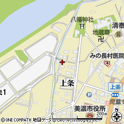 岐阜県美濃市1197周辺の地図