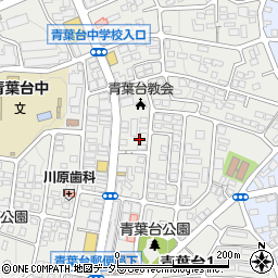 セジュール青葉台周辺の地図