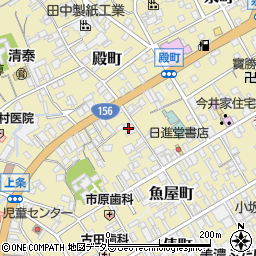 岐阜県美濃市1950-1周辺の地図