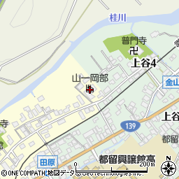 山一岡部工場周辺の地図