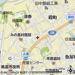 岐阜県美濃市61周辺の地図