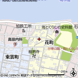 鳥取県境港市花町197-2周辺の地図