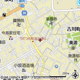 岐阜県美濃市2322周辺の地図