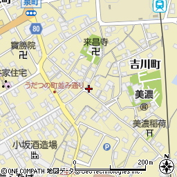岐阜県美濃市2364周辺の地図