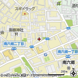 東京都大田区南六郷1丁目25周辺の地図