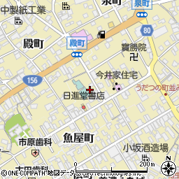 岐阜県美濃市1908周辺の地図