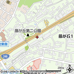 吉野家　２４６号線藤ケ丘店周辺の地図