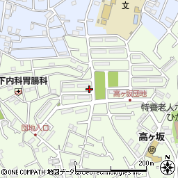 東京都町田市高ヶ坂3丁目周辺の地図