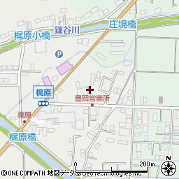 兵庫県豊岡市梶原341周辺の地図