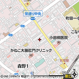 東京都町田市森野1丁目33周辺の地図