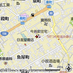 岐阜県美濃市1886周辺の地図