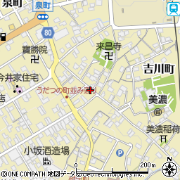 岐阜県美濃市2361周辺の地図