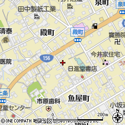岐阜県美濃市1940周辺の地図