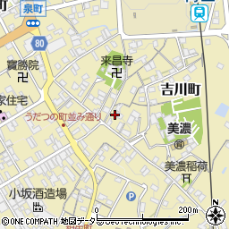 岐阜県美濃市2365周辺の地図