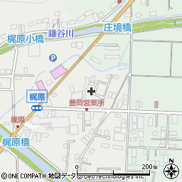 兵庫県豊岡市梶原350-16周辺の地図