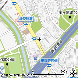 神奈川県横浜市青葉区市ケ尾町1050-4周辺の地図