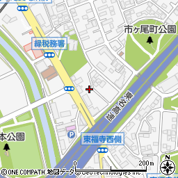 神奈川県横浜市青葉区市ケ尾町1050-31周辺の地図