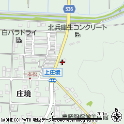 兵庫県豊岡市庄境1379周辺の地図