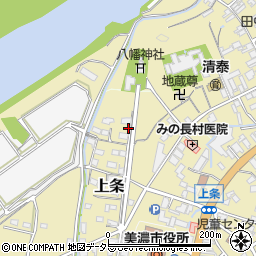 岐阜県美濃市1187周辺の地図