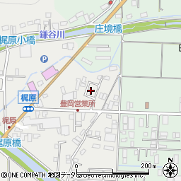 兵庫県豊岡市梶原350-21周辺の地図