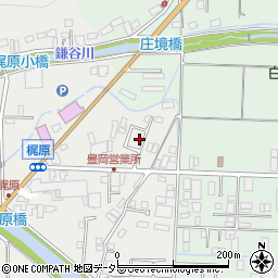 兵庫県豊岡市梶原350-18周辺の地図