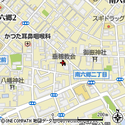 東京都大田区南六郷2丁目19周辺の地図