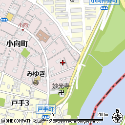 神奈川県川崎市幸区小向町22周辺の地図