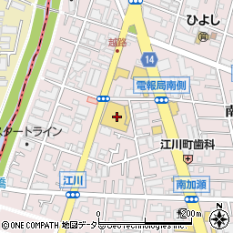 いなげや川崎南加瀬店周辺の地図