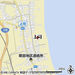 京都府宮津市上司周辺の地図