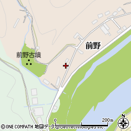 岐阜県美濃市前野32周辺の地図