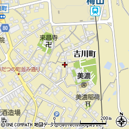岐阜県美濃市吉川町2379周辺の地図