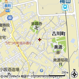 岐阜県美濃市2366-2周辺の地図