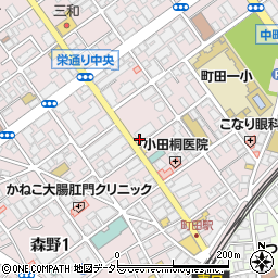 貸切パーティー ペダラーダ 町田周辺の地図