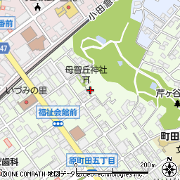 東京都水道局　原町田浄水場周辺の地図
