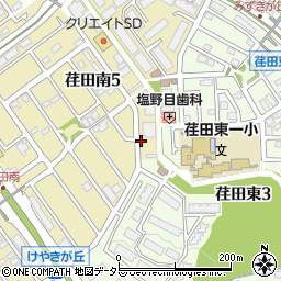 ナビパーク荏田南第１駐車場周辺の地図
