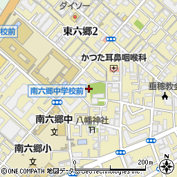 東京都大田区南六郷2丁目26周辺の地図