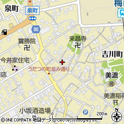 岐阜県美濃市1829-1周辺の地図
