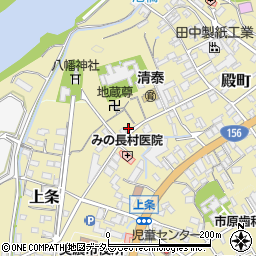 岐阜県美濃市1395周辺の地図